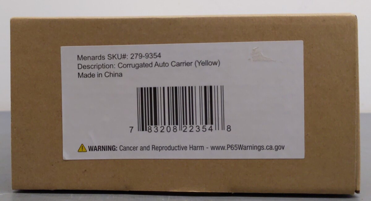 Menards 279-9354 O Gauge DTTX Corrugated Auto Carrier #2237 NIB