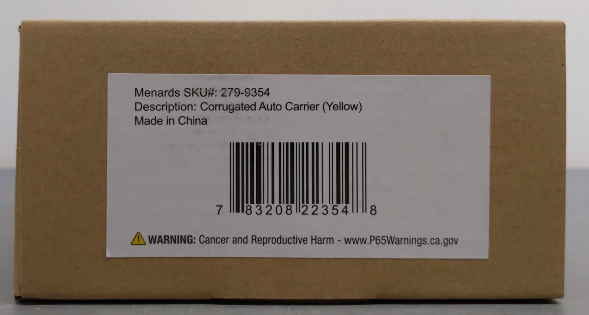 Menards 279-9354 O Gauge DTTX Corrugated Auto Carrier #2237 NIB