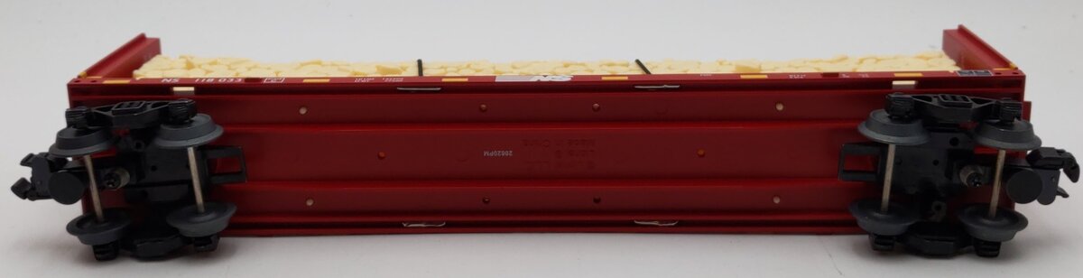 Lionel 2043112 O Norfolk Southern Standard Bulkhead Flat Car #118033 LN/Box