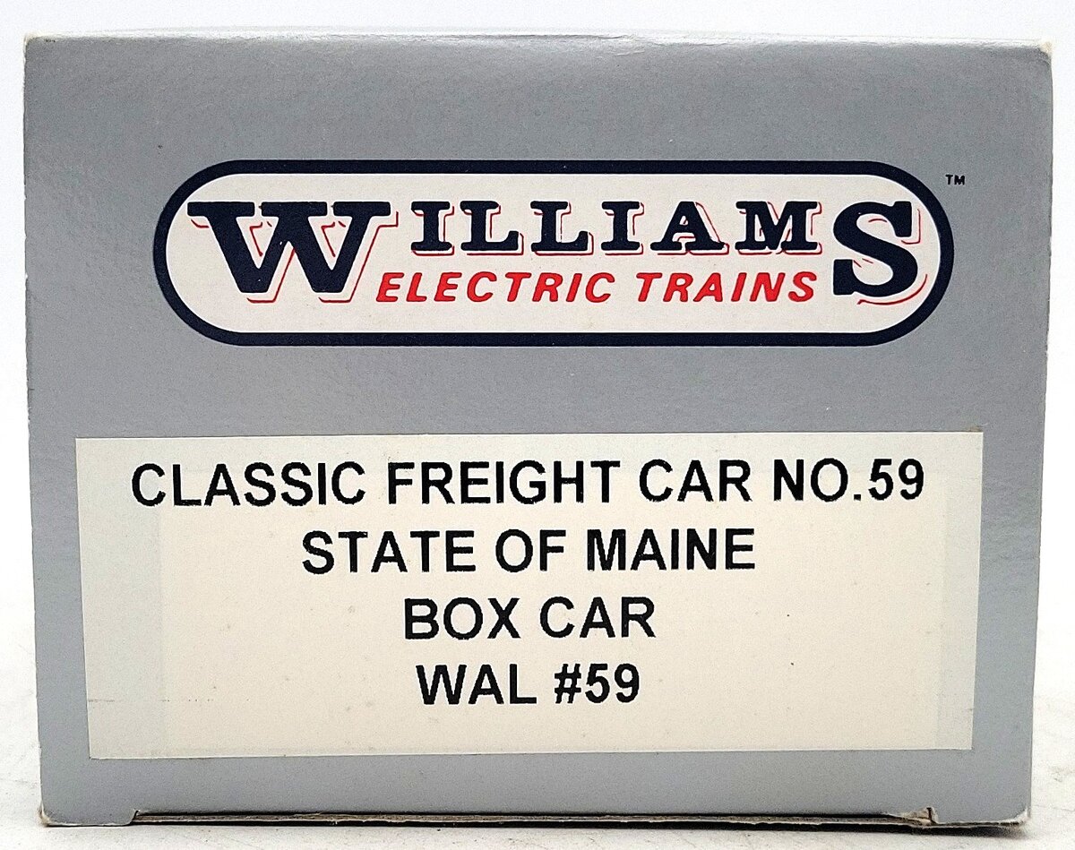 Williams WAL59 O Gauge State of Maine Boxcar #9709 LN/Box