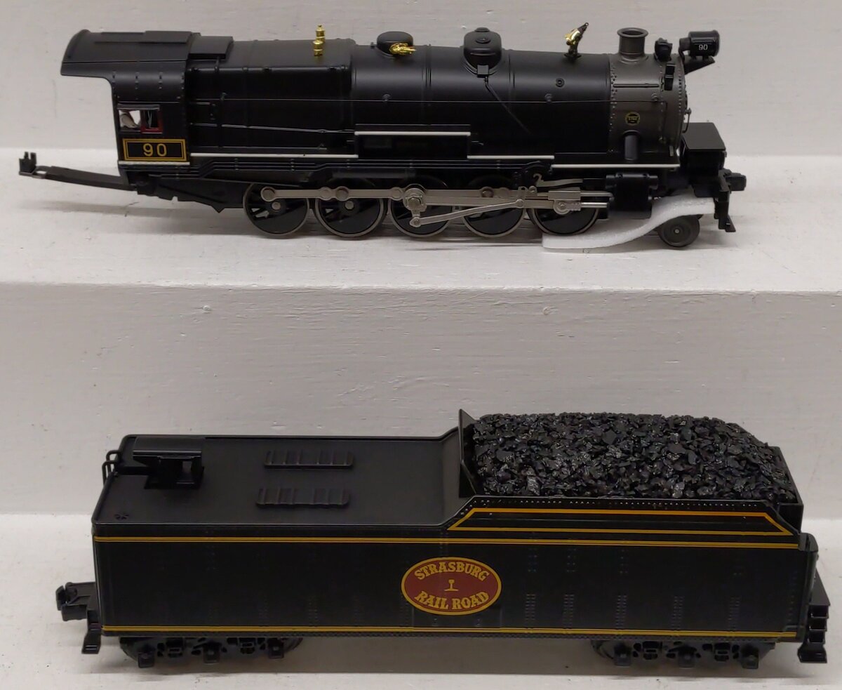 MTH 30-1878-1 O Strasburg 2-10-0 Imperial Decapod Steam Locomotive w/ Tender #90 EX/Box