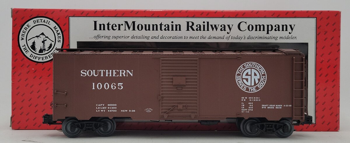 InterMountain 10065 O scale Southern Railway 1937 AAR Boxcar VG/Box
