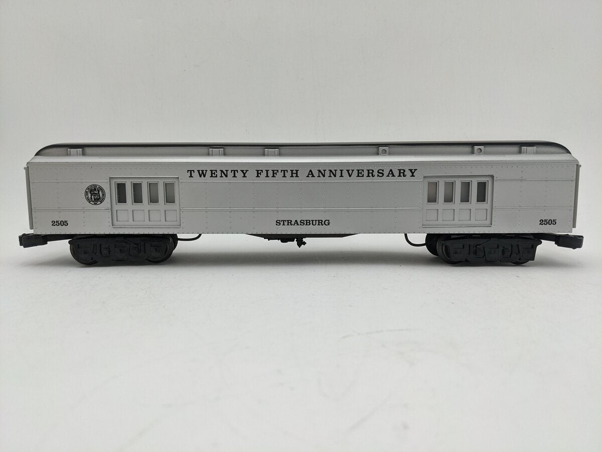 Williams 2505 O TCA 25th Anniversary Strasburg Baggage Car #2505 EX/Box