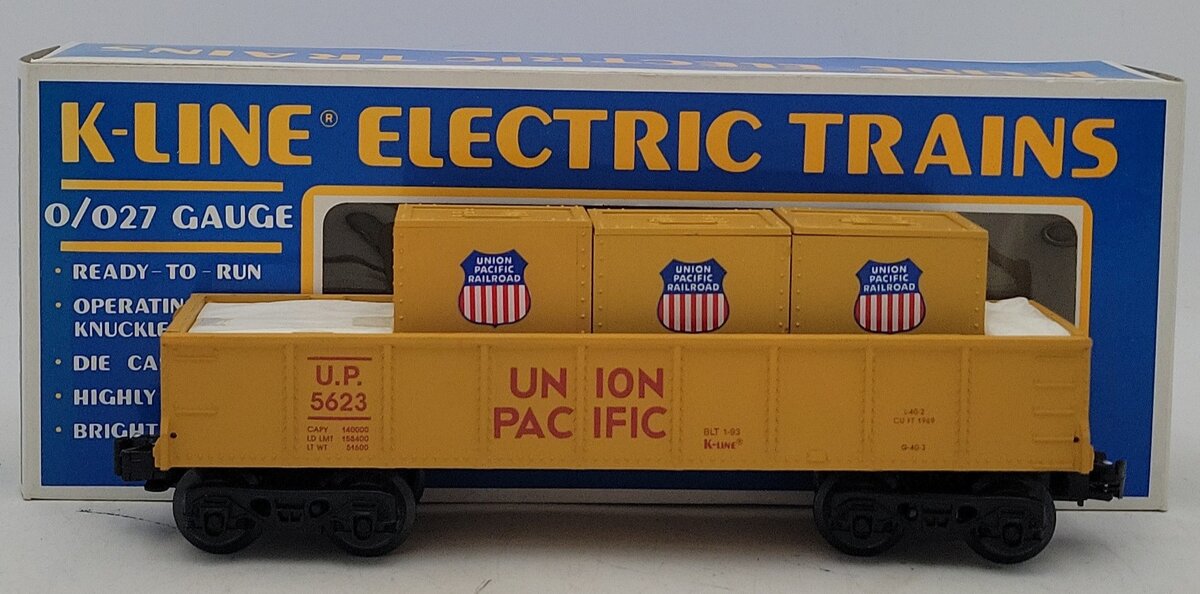 K-Line K5623 O Gauge Union Pacific Gondola #5623 NIB