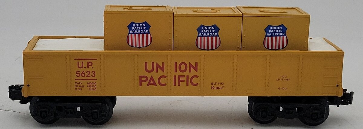 K-Line K5623 O Gauge Union Pacific Gondola #5623 NIB