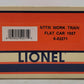Lionel 6-52271 O Gauge National Toy Train Museum Work Train Flat Car #1957 NIB