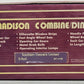 MTH 20-4108 O Gauge Southern Crescent Madison Combine/Diner 2-Car Set/Box