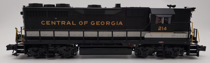 Atlas 1169-1 O Gauge Central of Georgia Unpowered GP-35 Diesel Loco #214 (3Rail) EX
