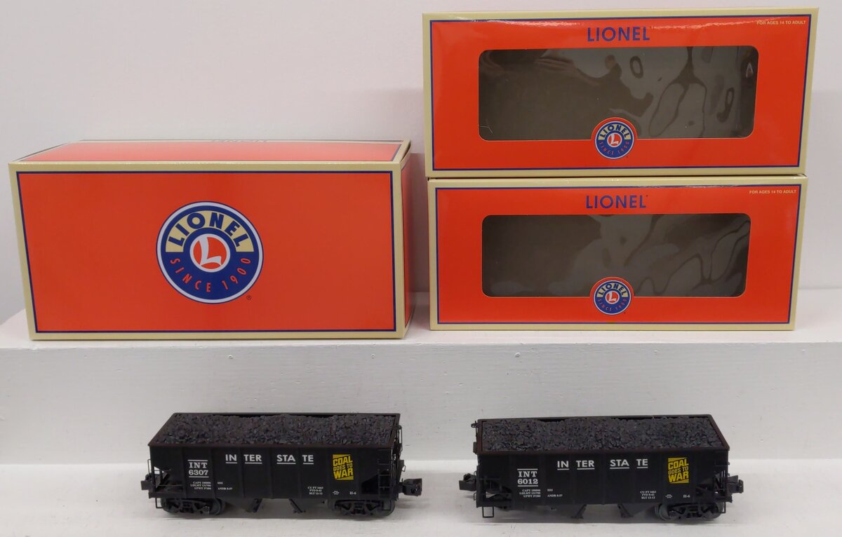 Lionel 2326470 O Gauge Interstate GLA Hopper (Set of 2) EX/Box