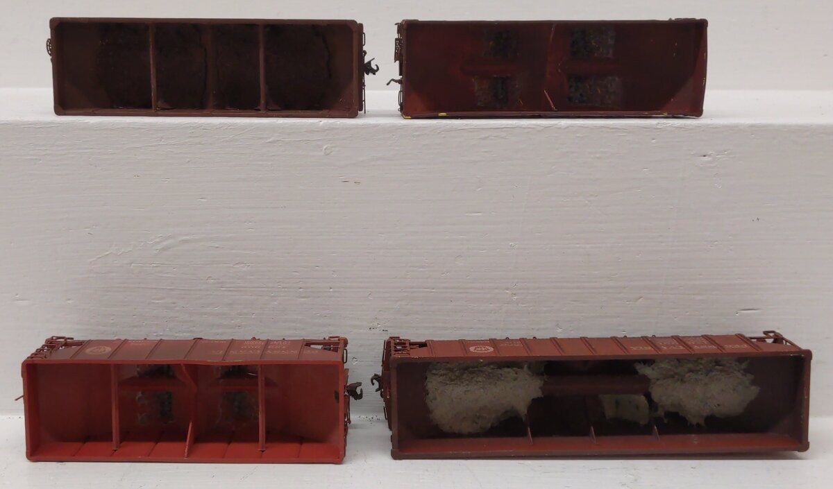 HO Scale BRASS CUSTOM Hopper Cars: 170001, 723909, 220867, 144022 [4]