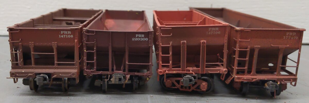 HO Scale BRASS CUSTOM Hopper Cars: 170001, 723909, 220867, 144022 [4]