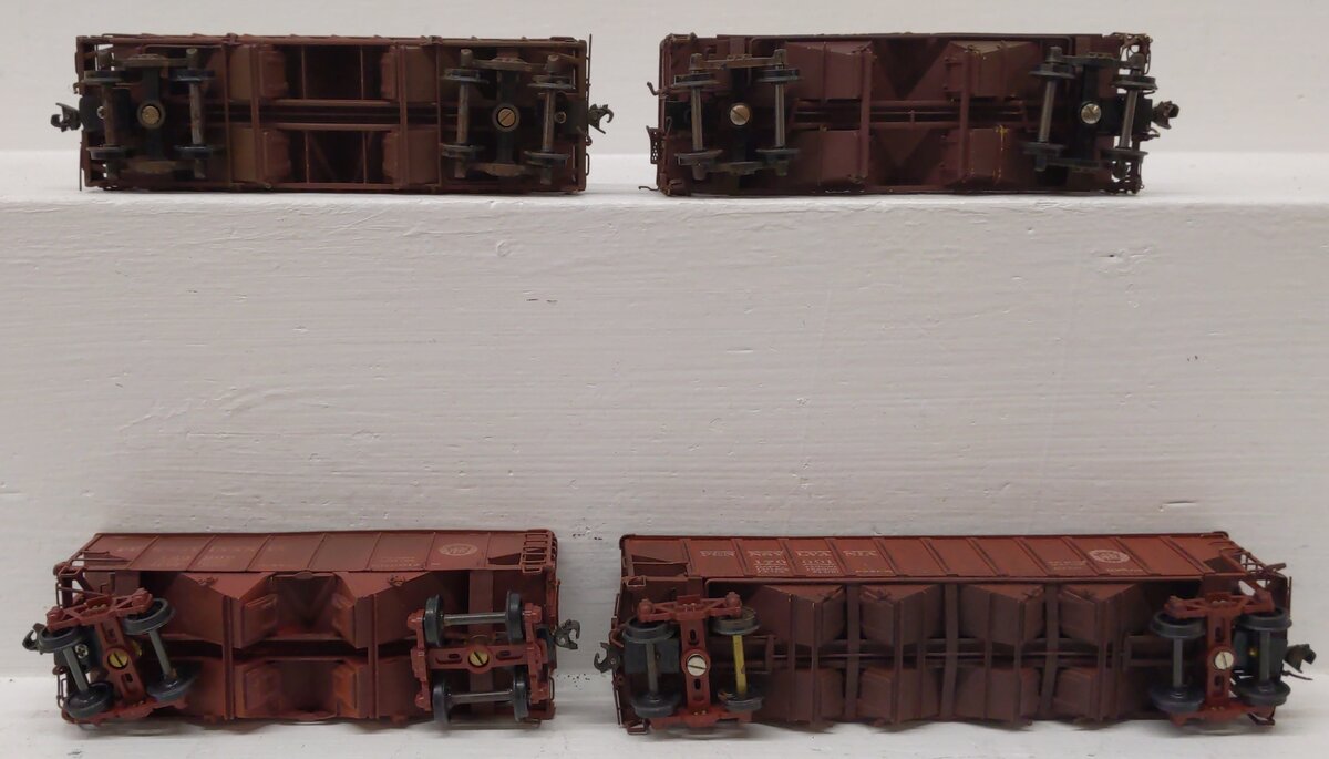 HO Scale BRASS CUSTOM Hopper Cars: 170001, 723909, 220867, 144022 [4]