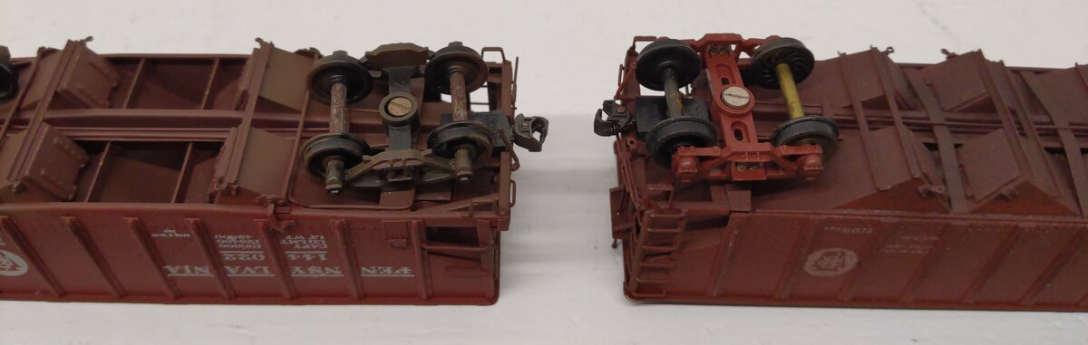 HO Scale BRASS CUSTOM Hopper Cars: 170001, 723909, 220867, 144022 [4]