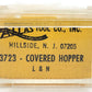 Atlas 3723 N Scale L&N The Dixie Line Covered Hopper #38609 LN/Box