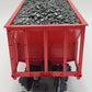 LGB 4076-M01 G Scale Burlington Hopper with Coal Load #163210 EX/Box