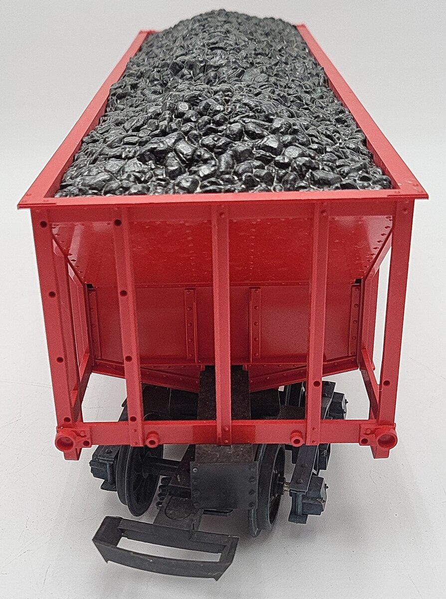 LGB 4076-M01 G Scale Burlington Hopper with Coal Load #163210 EX/Box