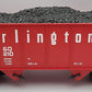 LGB 4076-M01 G Scale Burlington Hopper with Coal Load #163210 EX/Box