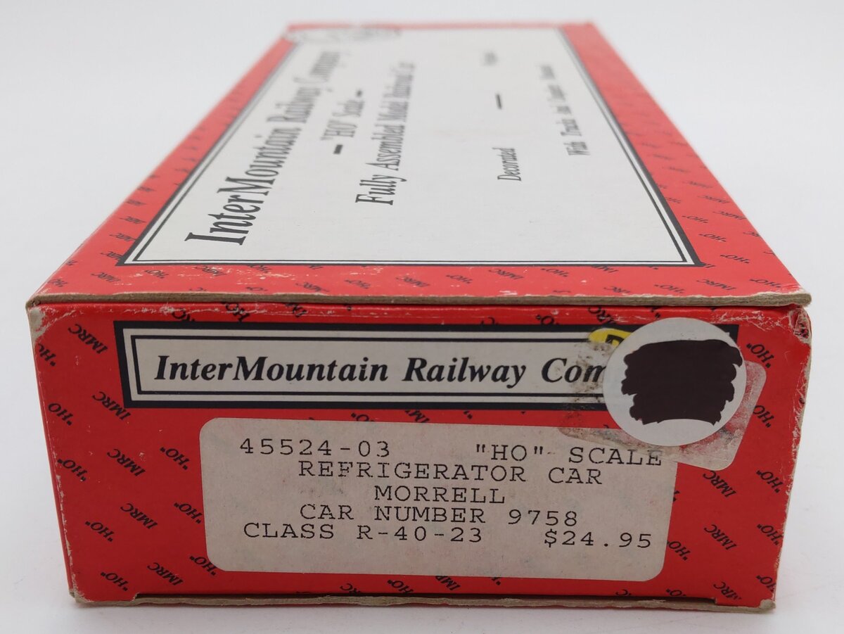 InterMountain 45524-03 HO Scale Morrell Class R-40-23 Reefer #9758 LN/Box