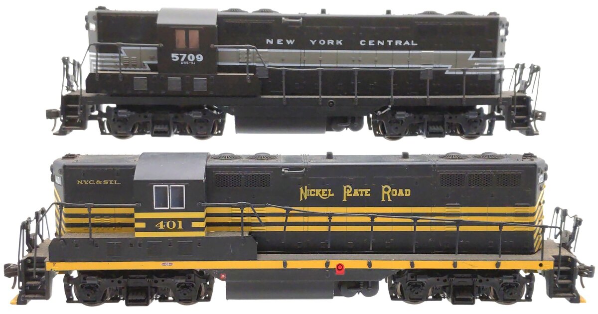 Atlas HO Scale Assorted Diesel Locomotives: 5709, 401 [2] EX