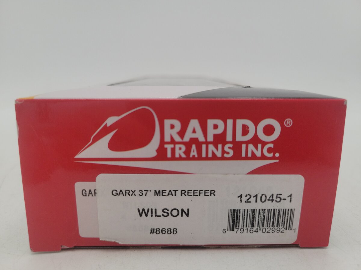 Rapido Trains 121045-1 HO Wilson WCLX 37' Wood Meat Reefer #8688 EX/Box