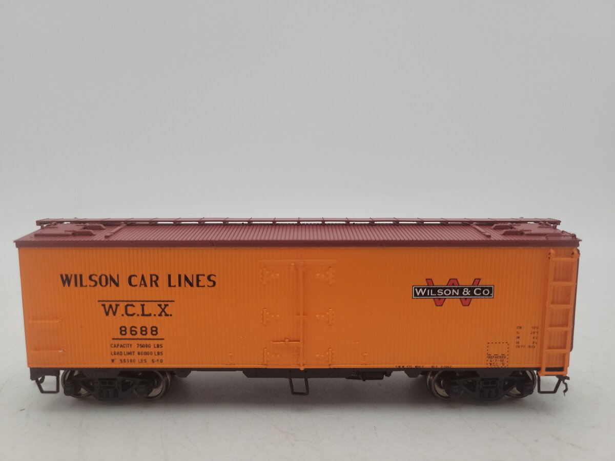 Rapido Trains 121045-1 HO Wilson WCLX 37' Wood Meat Reefer #8688 EX/Box