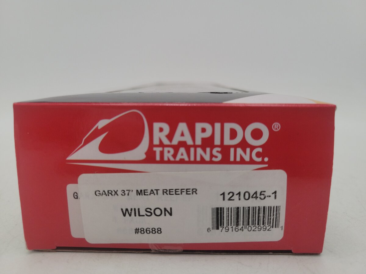 Rapido Trains 121045-1 HO Wilson WCLX 37' Wood Meat Reefer #8688 EX/Box