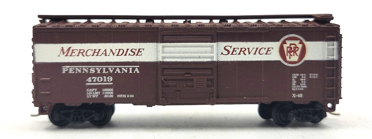 Atlas 3433 N Scale Pennsylvania 40' PS-1 Boxcar #47019 LN/Box