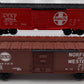 Lionel O Gauge MPC Southern, B&O, Santa Fe, and Norfolk & Western Boxcars [4] VG
