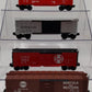 Lionel O Gauge MPC Southern, B&O, Santa Fe, and Norfolk & Western Boxcars [4] VG