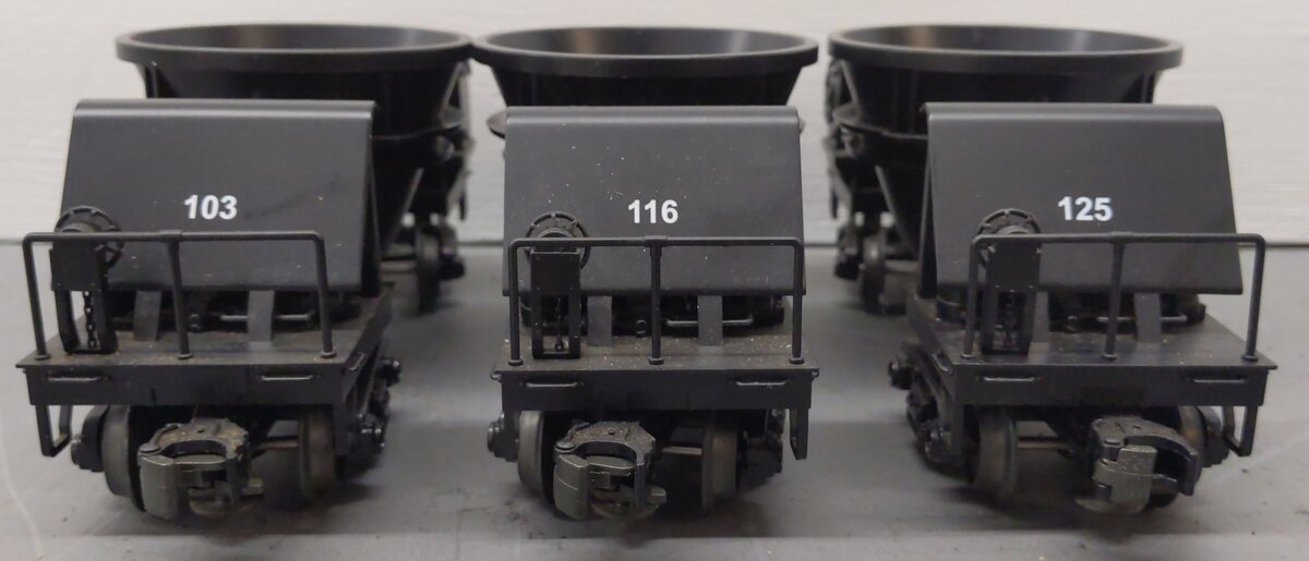 MTH 20-90011 O Gauge Undecorated Premier Slag Car Set EX