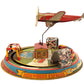 Marx Vintage Tin Litho "Honeymoon Express" Wind-up Toy