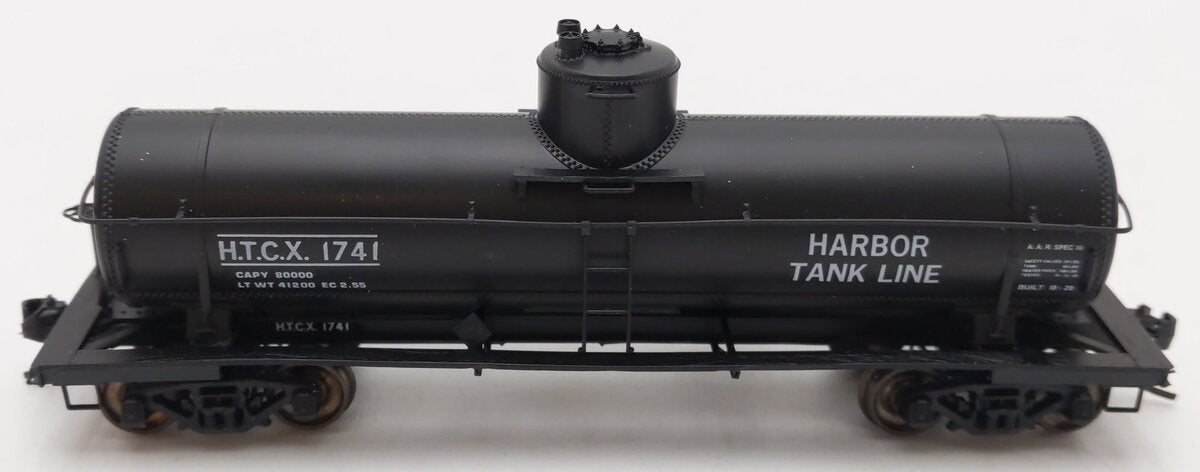 InterMountain 46306-08 HO Scale Harbor Tank Line Type 27 Riveted Tank Car #1741 EX/Box