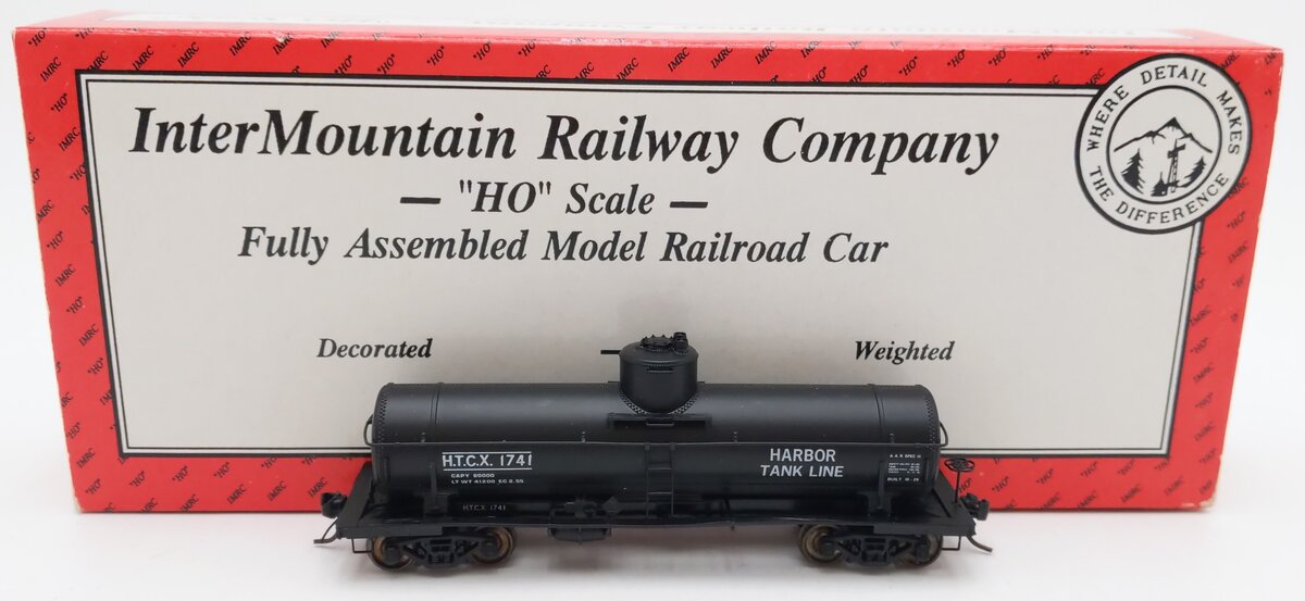 InterMountain 46306-08 HO Scale Harbor Tank Line Type 27 Riveted Tank Car #1741 EX/Box