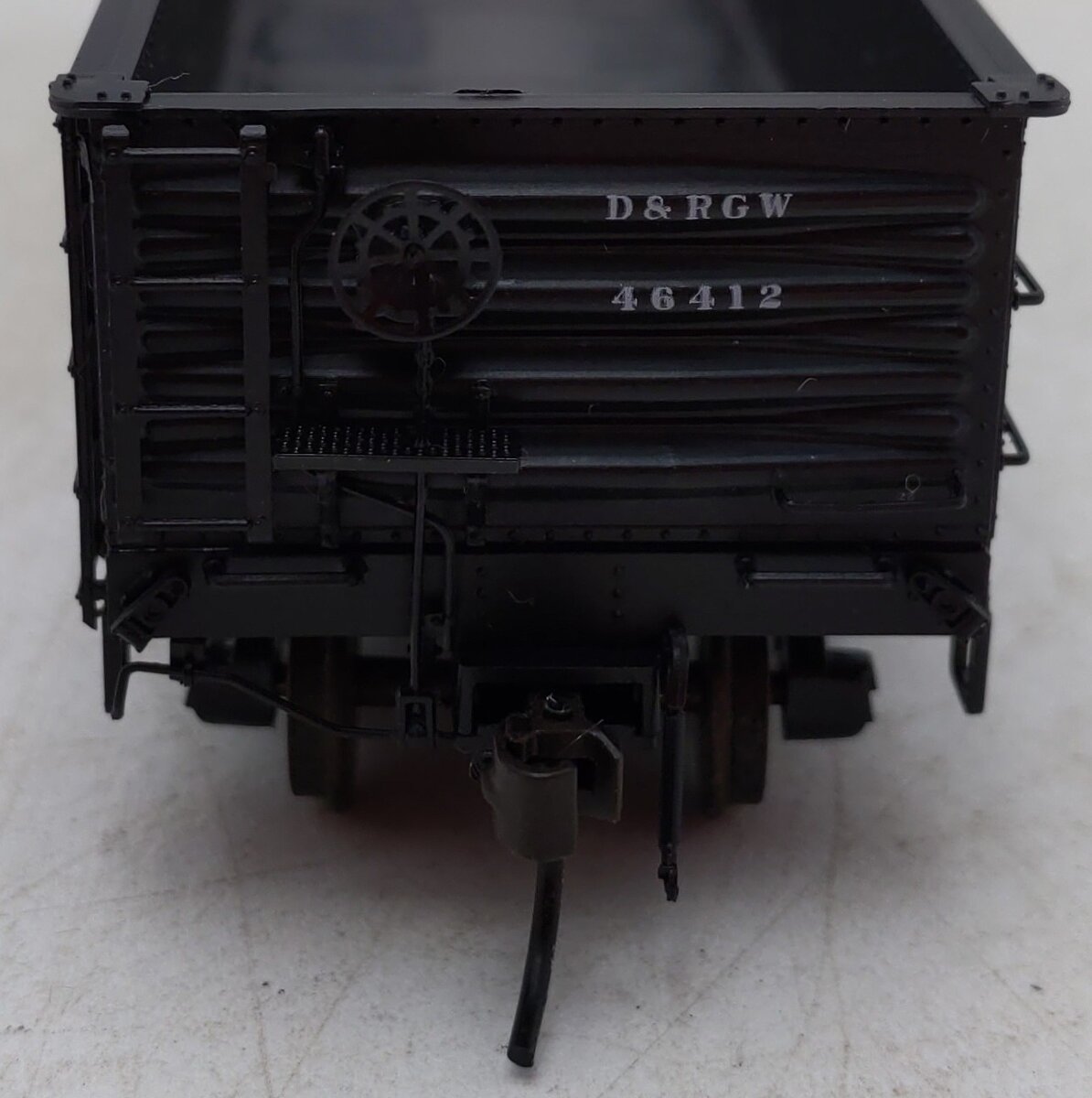 Red Caboose RR35007-23 HO Scale D&RGW Drop Bottom Gondola #46412 EX/Box