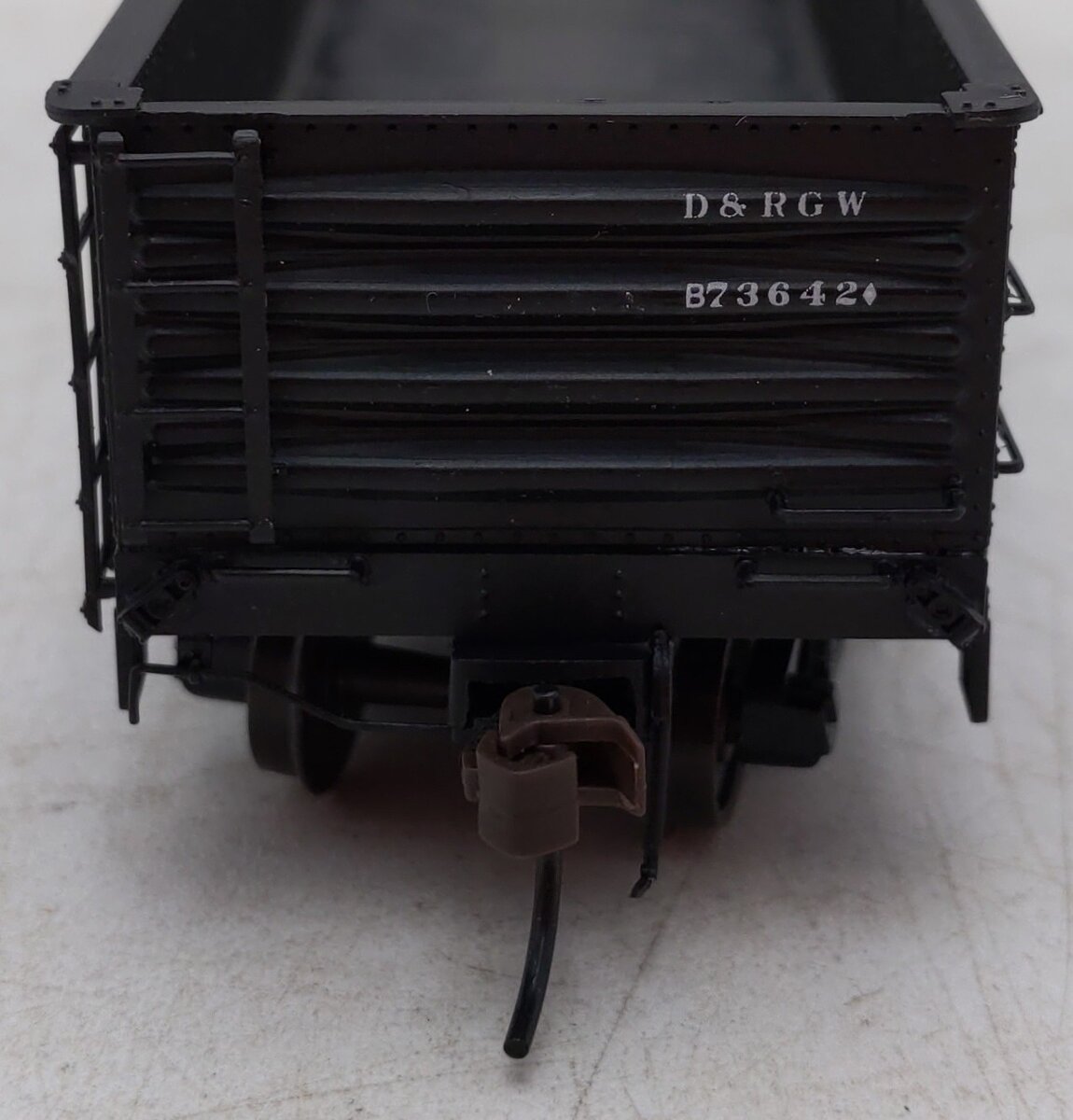 Red Caboose 35018-9 HO Scale D&RGW Steel Side Gondola #73642 EX/Box