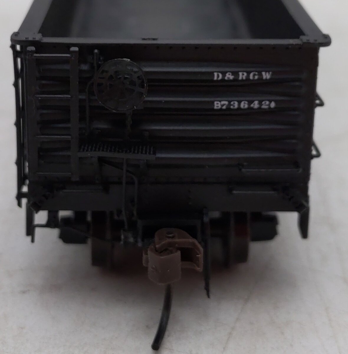 Red Caboose 35018-9 HO Scale D&RGW Steel Side Gondola #73642 EX/Box