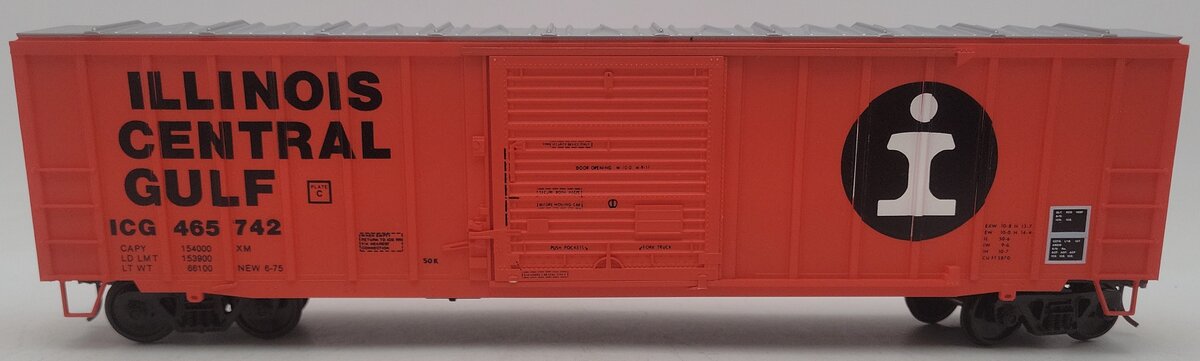 Weaver O Scale Illinois Central Boxcar #465742 (2-Rail) EX/Box