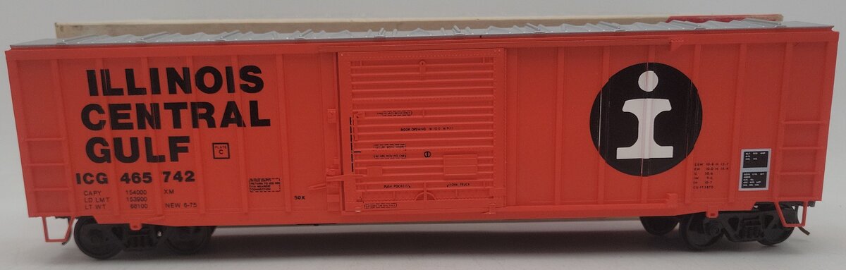 Weaver O Scale Illinois Central Boxcar #465742 (2-Rail) EX/Box