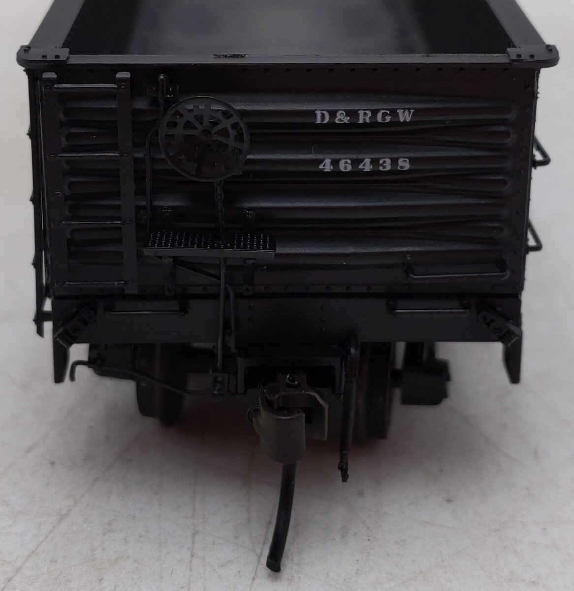 Red Caboose RR35007-24 HO Scale D&RGW Drop Bottom Gondola #46438 EX/Box