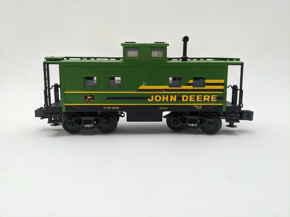 MTH 30-4073-1 O Gauge John Deere RailKing Caboose Only EX