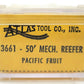 Atlas 3661 N Scale 50' Pacific Fruit Express Mechanical Reefer #300171 EX/Box