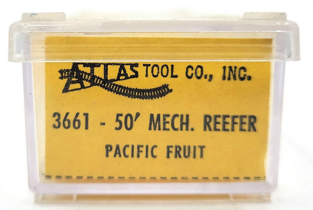 Atlas 3661 N Scale 50' Pacific Fruit Express Mechanical Reefer #300171 EX/Box