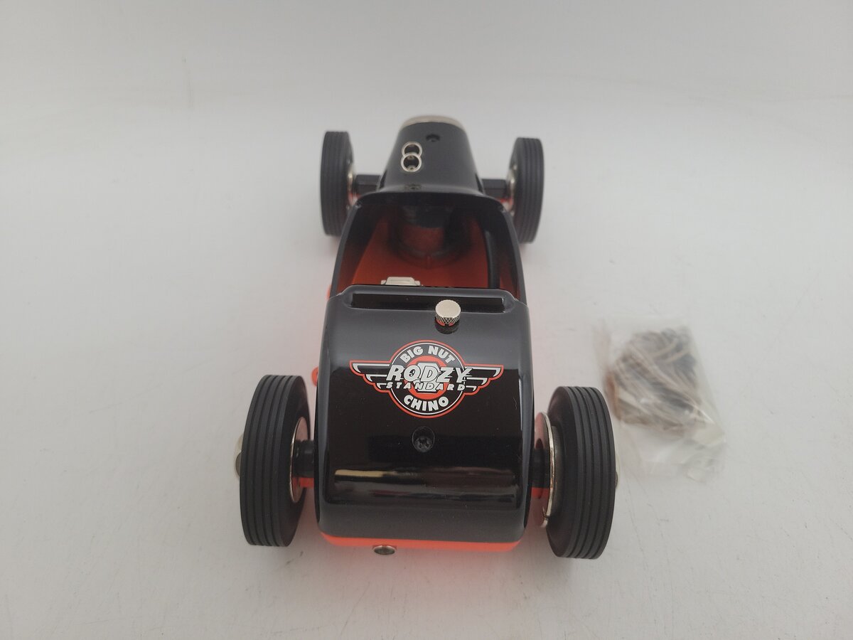 Nylint B1042 2000 Black Tether Race Car "Big Nut Rodzy Standard Chino" Road #29 EX/Box