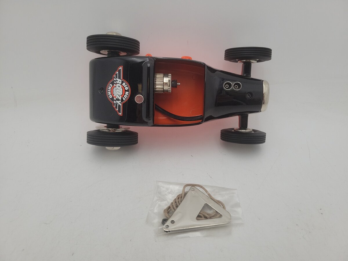 Nylint B1042 2000 Black Tether Race Car "Big Nut Rodzy Standard Chino" Road #29 EX/Box