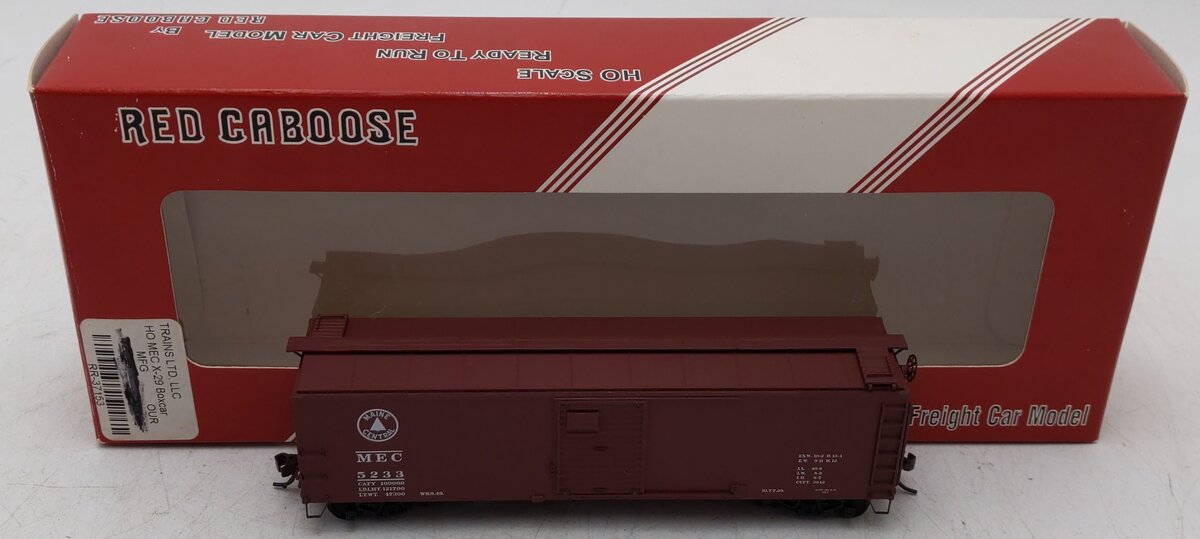 Red Caboose RR-37153-01 HO Maine Central X-29 Style Boxcar #5233 LN/Box