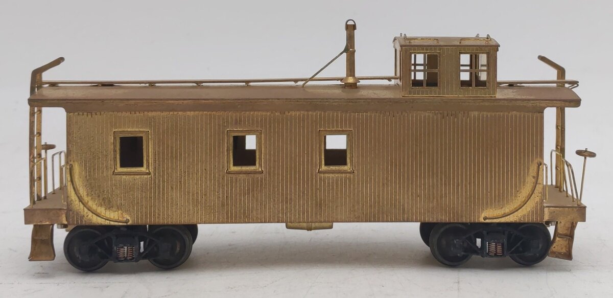 Lambert HO Scale BRASS Caboose - Unpainted VG
