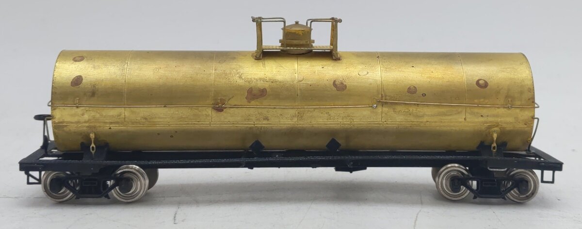 Precision Scale Co. 15652-5 HO Scale BRASS 12,000 Gallon Tank Car - Unpainted EX/Box