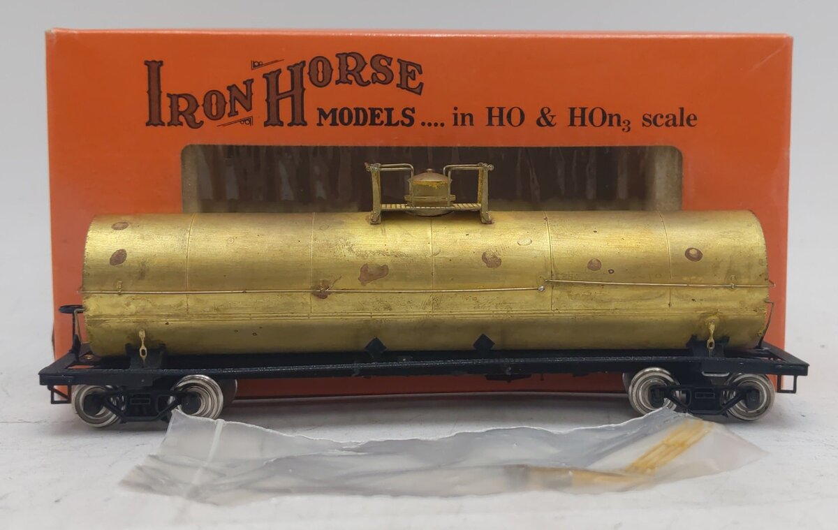 Precision Scale Co. 15652-5 HO Scale BRASS 12,000 Gallon Tank Car - Unpainted EX/Box