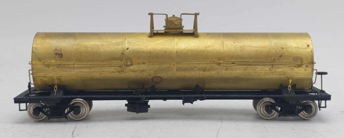 Precision Scale Co. 15652-5 HO Scale BRASS 12,000 Gallon Tank Car - Unpainted EX/Box