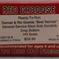 Red Caboose 35018-8 HO Scale D&RGW Steel Side Gondola #73638 EX/Box